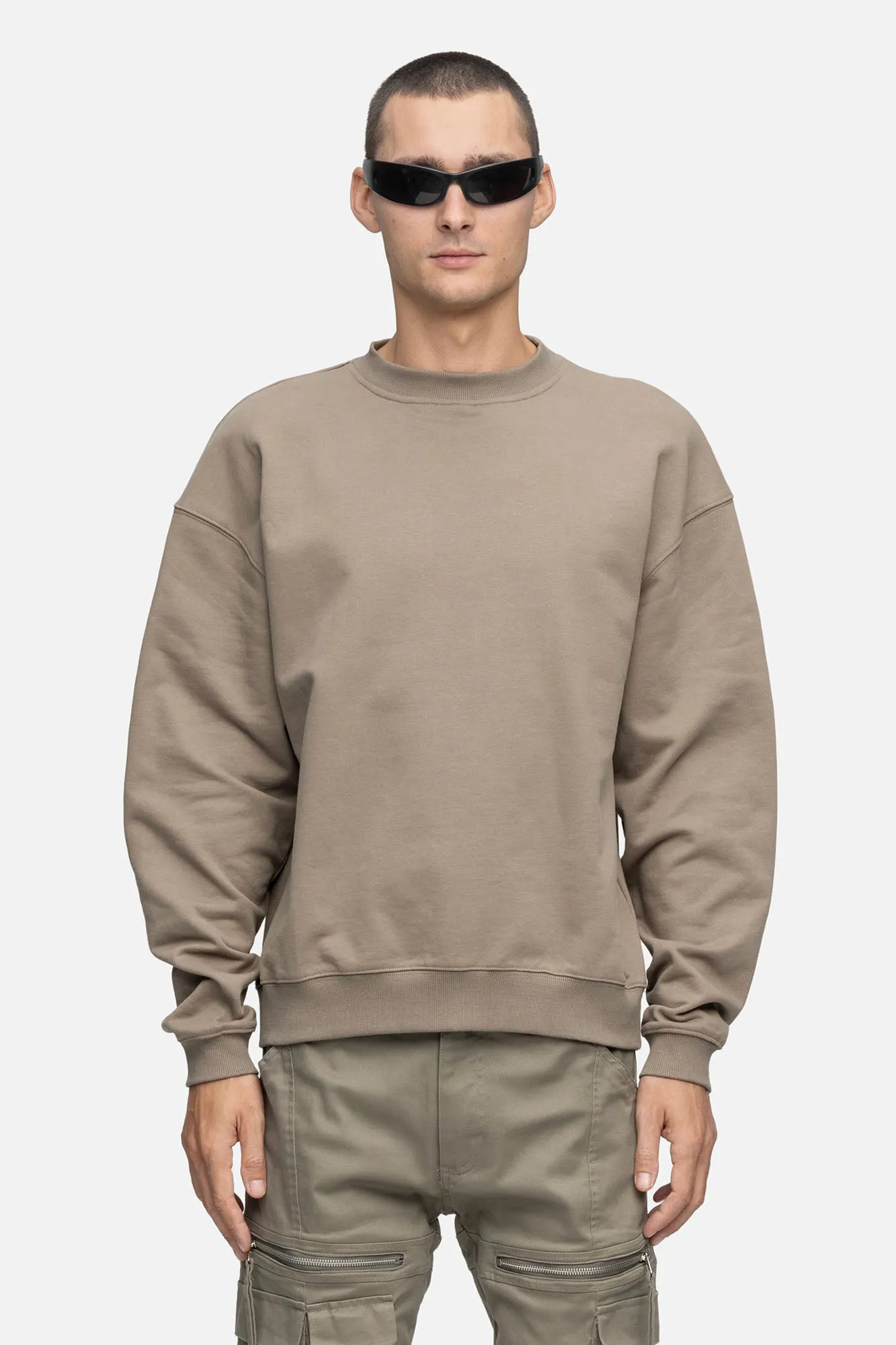 OVERSIZED SWEATSHIRT CEMENT