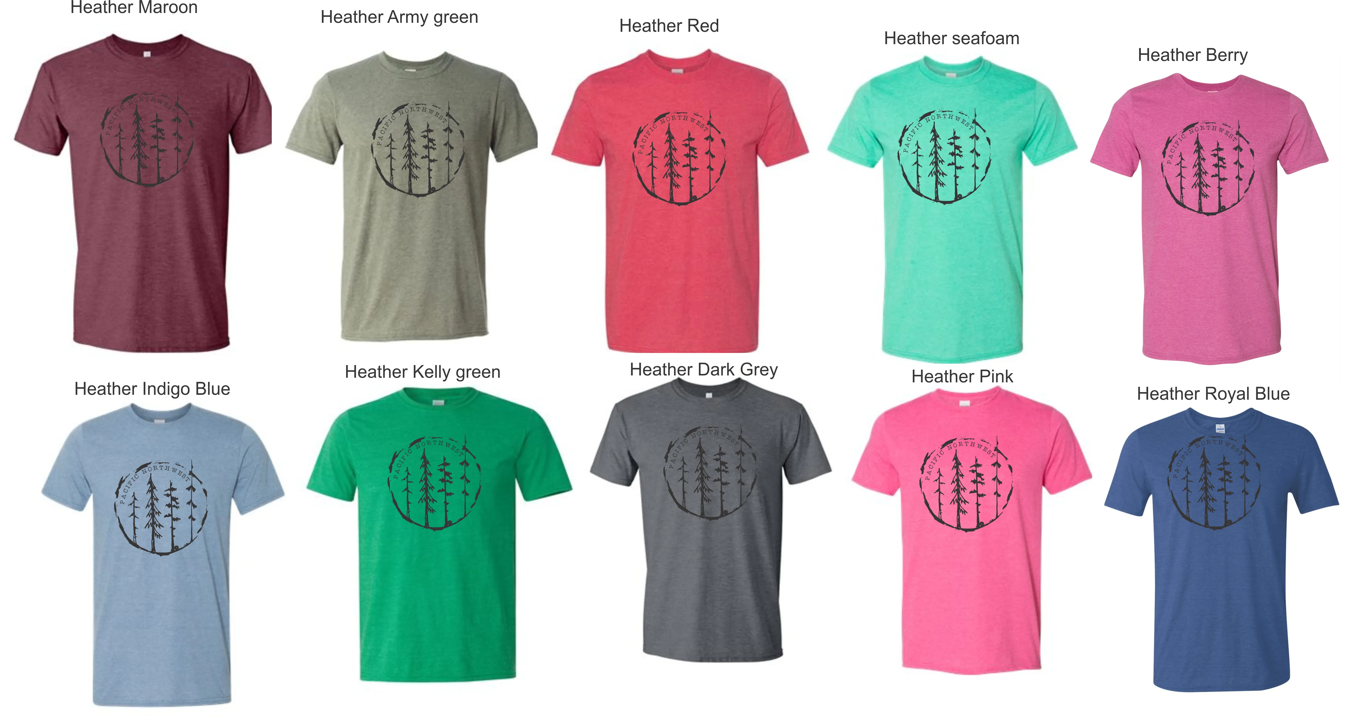PACIFIC NORTHWEST Tree T shirt