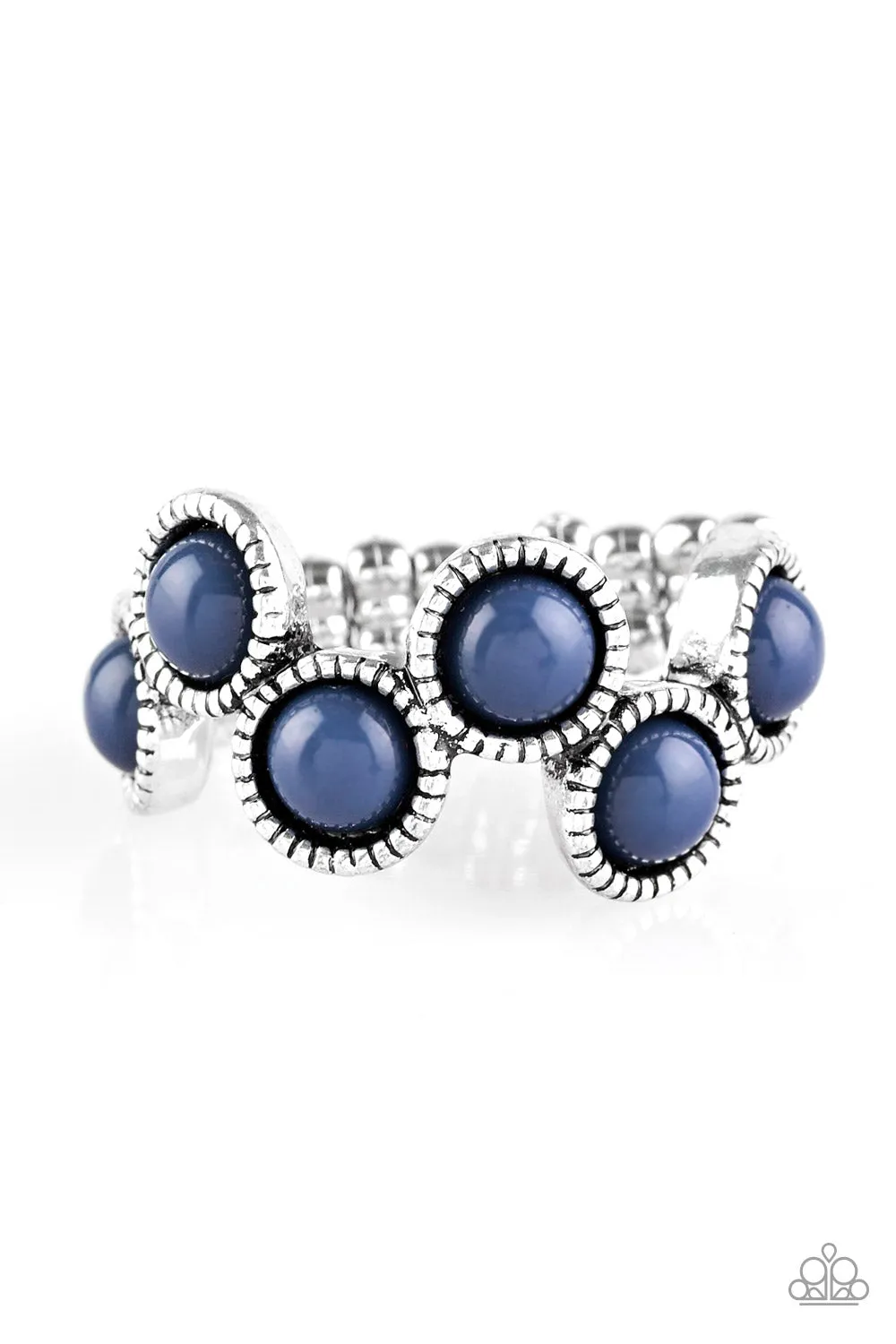 Paparazzi - Foxy Fabulous Blue Ring