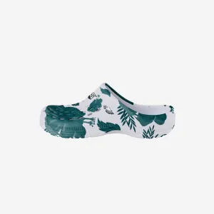 Philadelphia Eagles Womens Floral White Clog