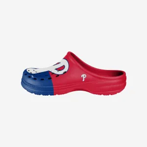 Philadelphia Phillies Mens Colorblock Big Logo Clog
