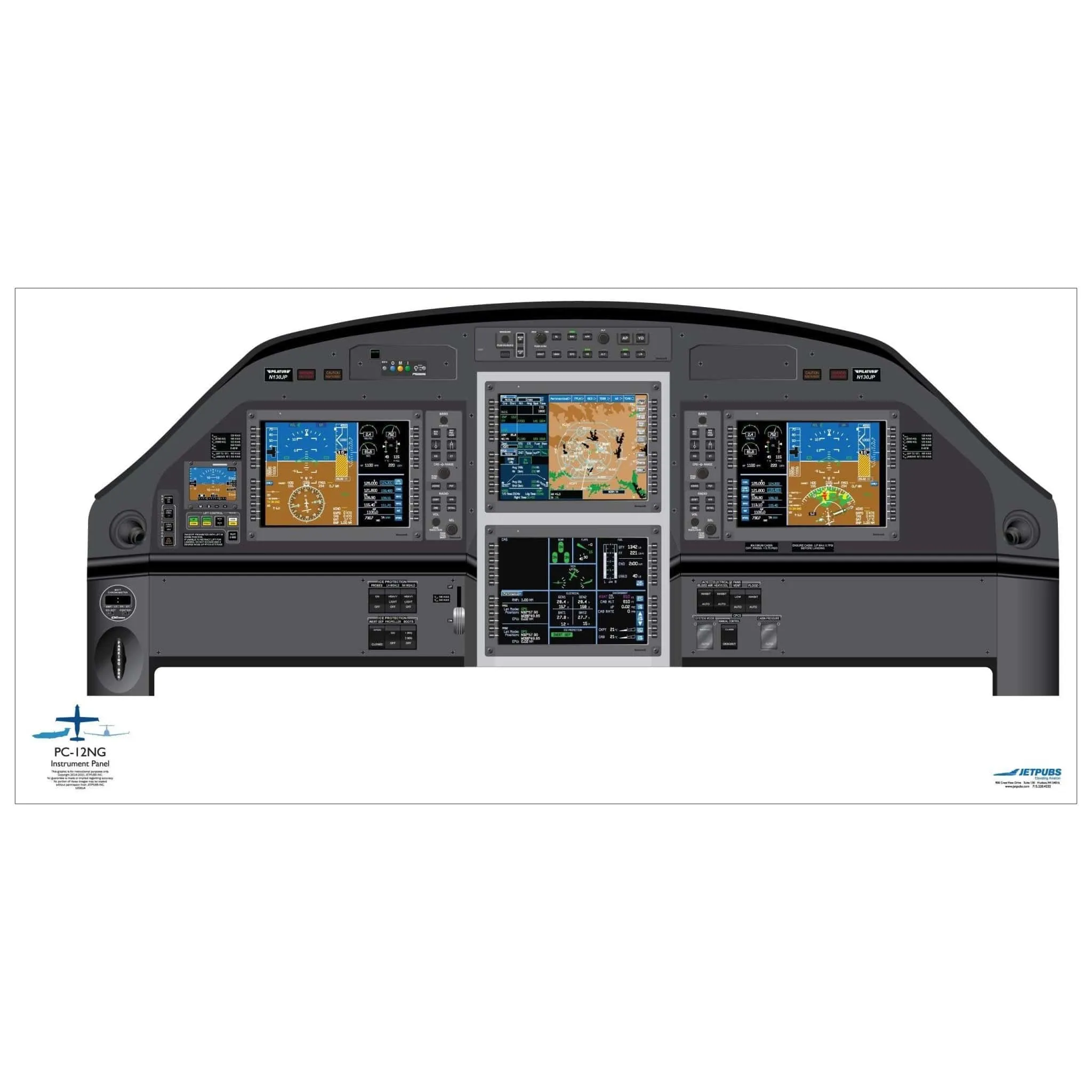 Pilatus 18" x 36" Cockpit Posters