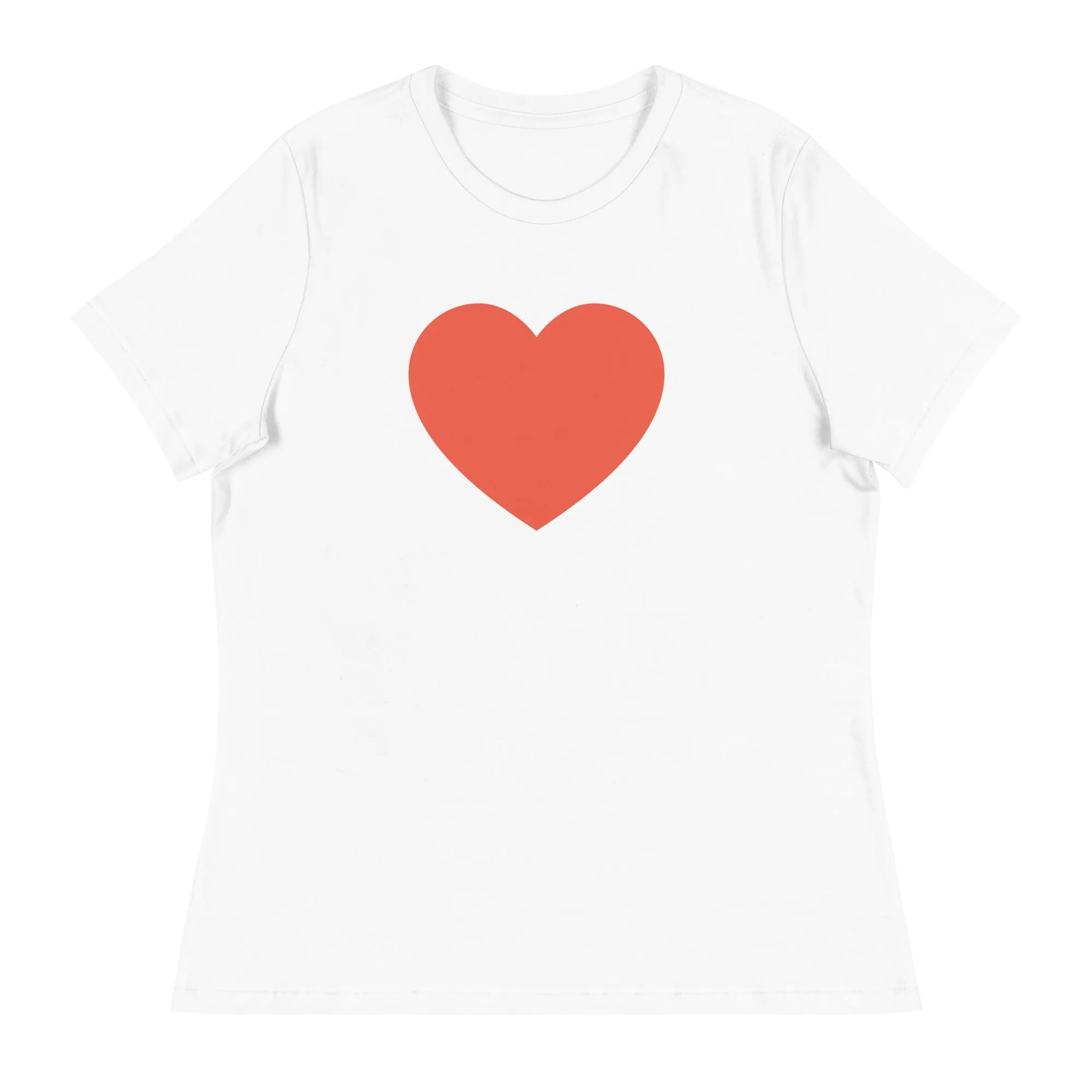Pink Heart Women's Relaxed T-Shirt