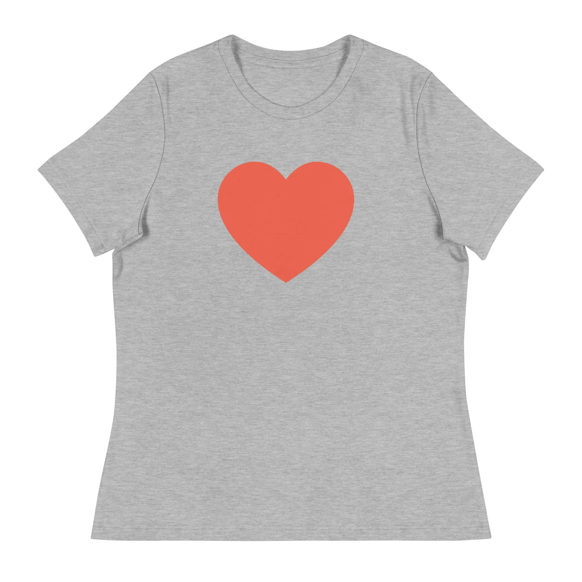 Pink Heart Women's Relaxed T-Shirt