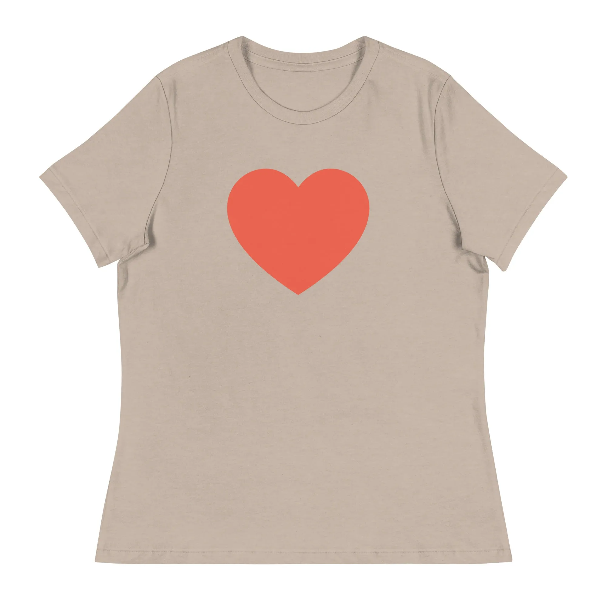 Pink Heart Women's Relaxed T-Shirt