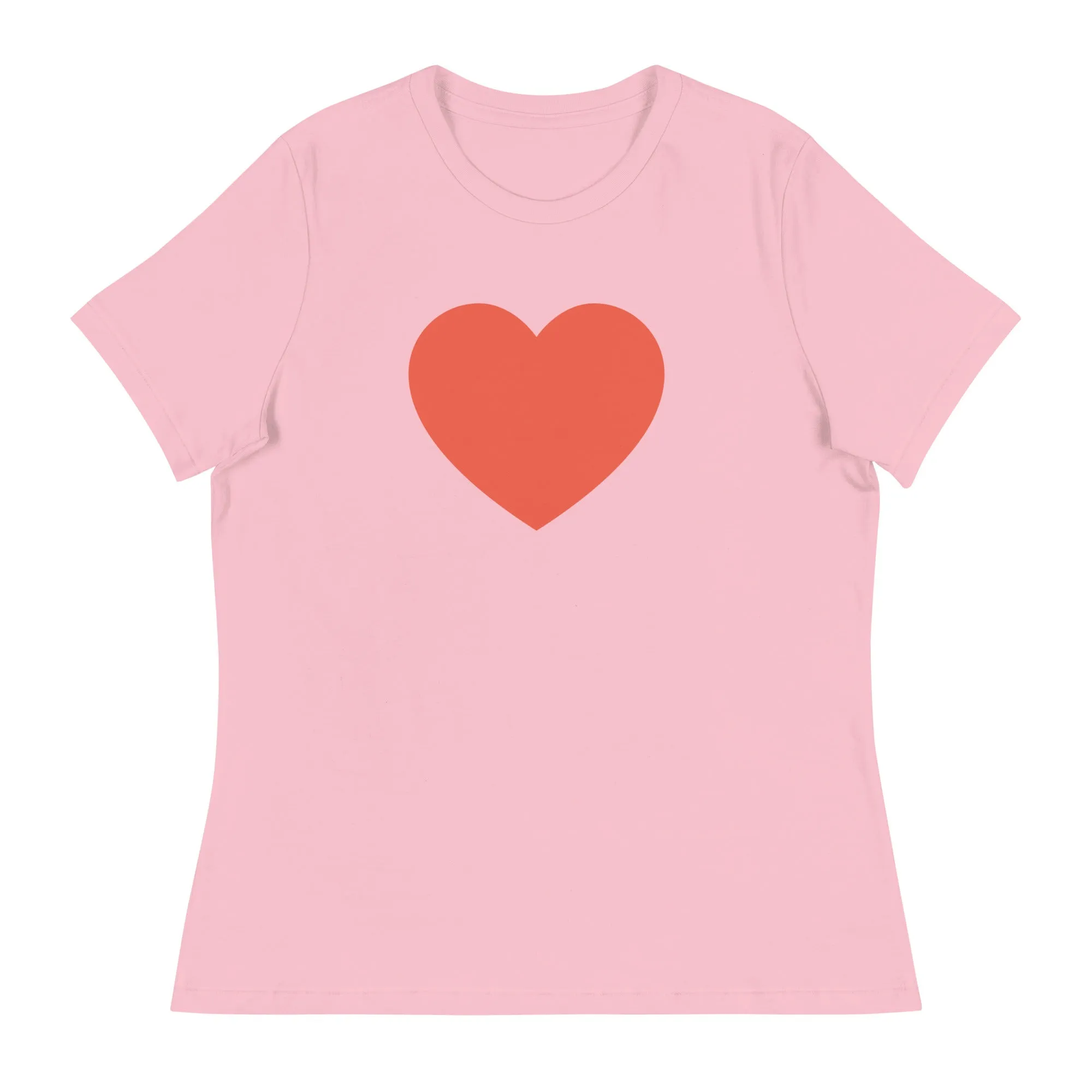 Pink Heart Women's Relaxed T-Shirt