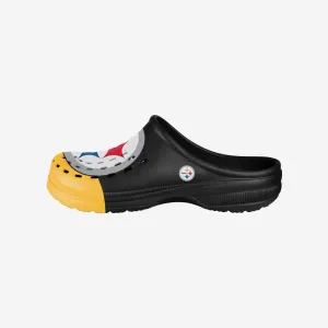 Pittsburgh Steelers Colorblock Big Logo Clog