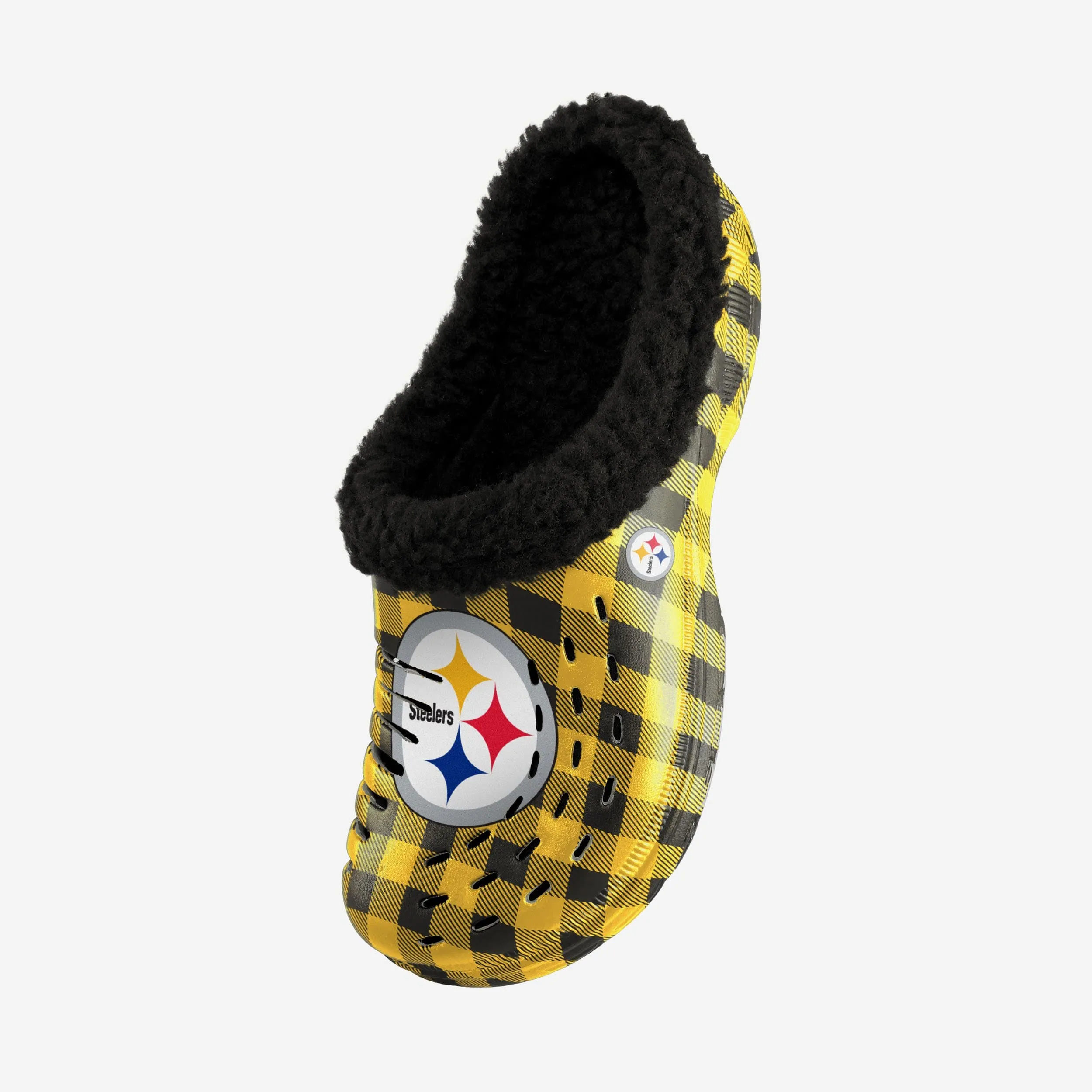 Pittsburgh Steelers Sherpa Lined Buffalo Check Clog