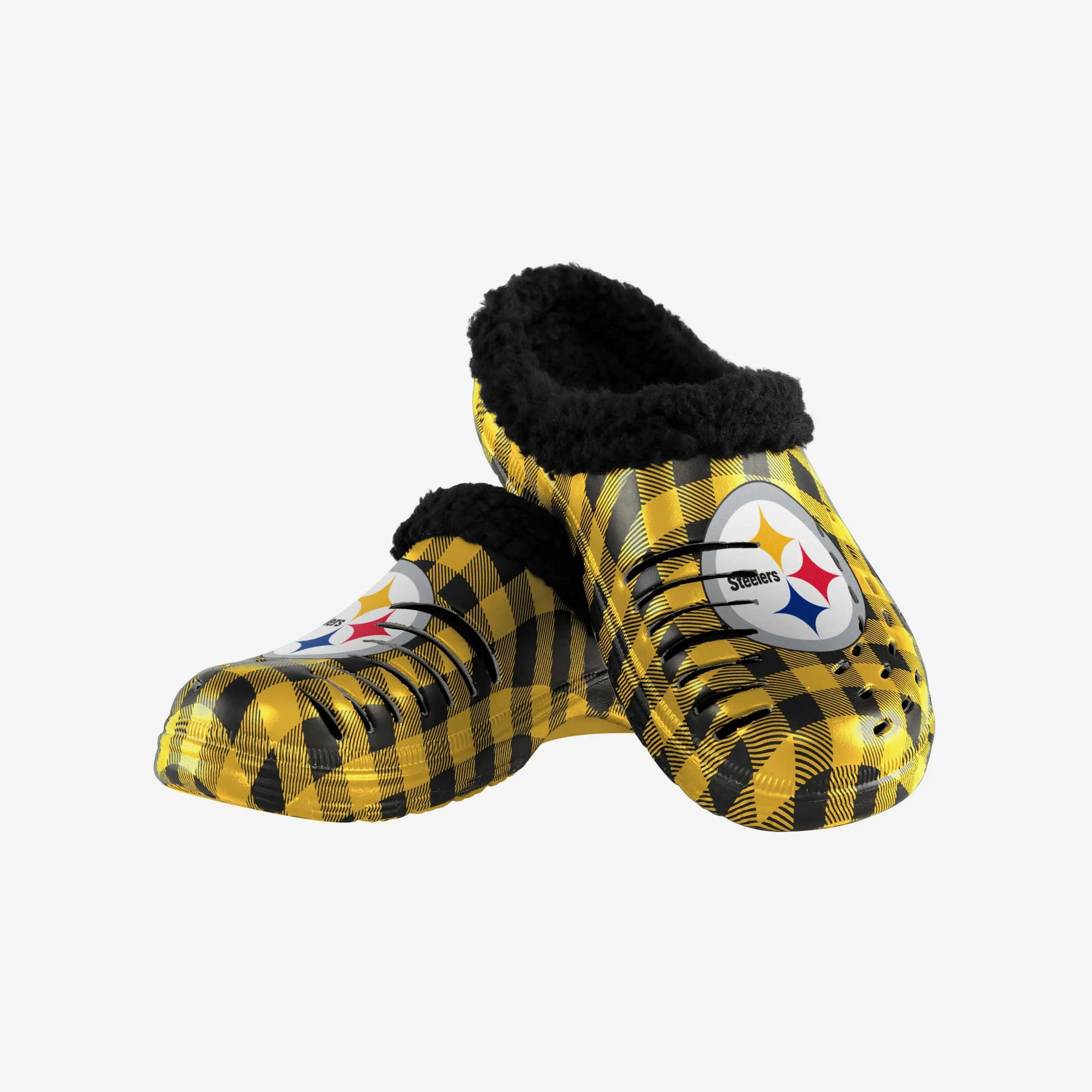 Pittsburgh Steelers Sherpa Lined Buffalo Check Clog