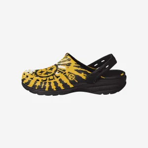 Pittsburgh Steelers Tie-Dye Clog With Strap