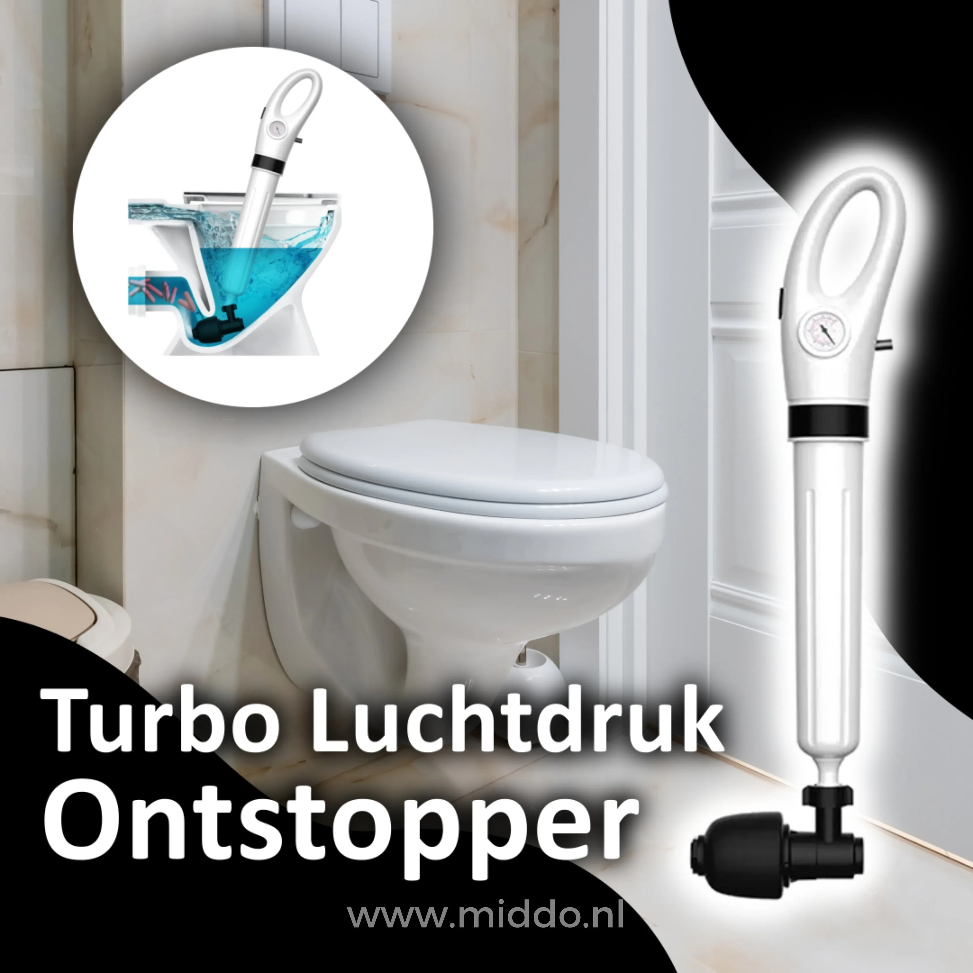 PlumbBlast™ | Eliminate Clogs with One Powerful Push!