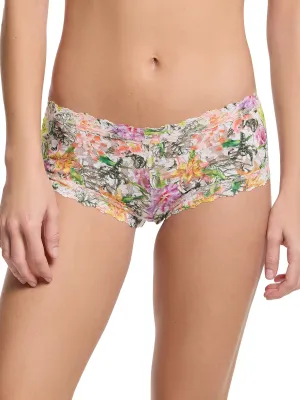 Printed Signature Lace® Boyshort Botany