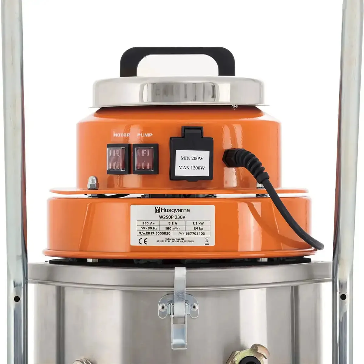 Pullman Ermator W250 P Wet/Dry Slurry Vacuum by Husqvarna
