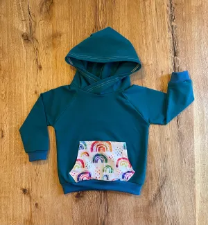 Rainbow Hoodie - Age 1