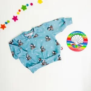 Ready To Ship 3-6M Winter Hedgies Christmas Vintage Sweatshirt