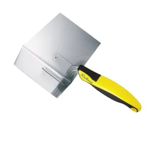 Richard Ergo-Grip Drywall Inside Corner Tool - 4” Flexible Stainless Steel Blade