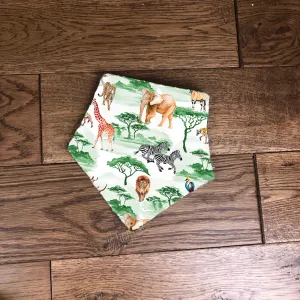 Safari bandana dribble bib