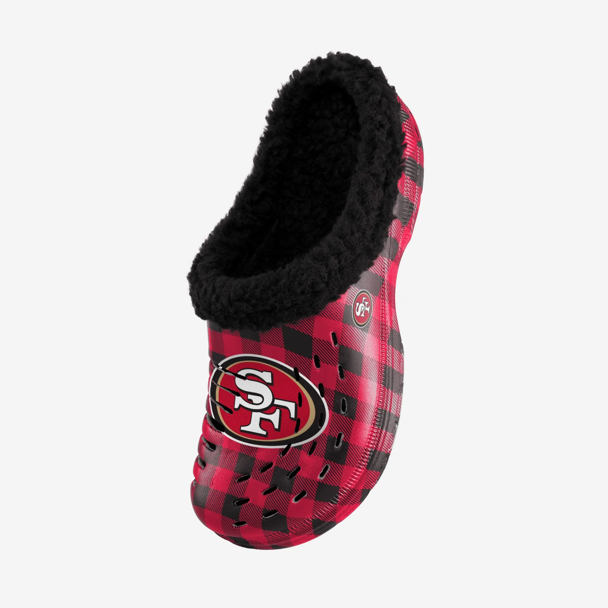 San Francisco 49ers Sherpa Lined Buffalo Check Clog
