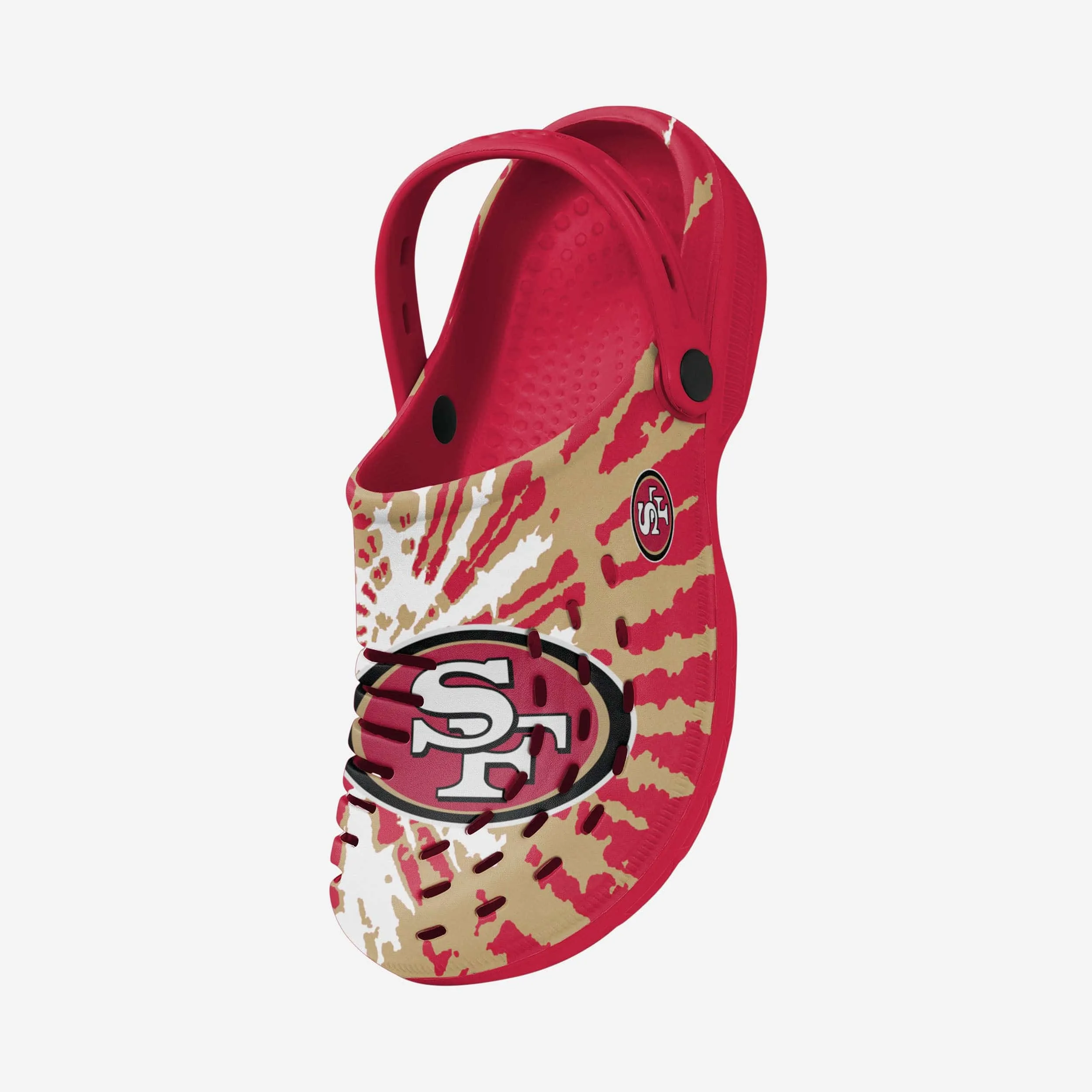 San Francisco 49ers Tie-Dye Clog With Strap