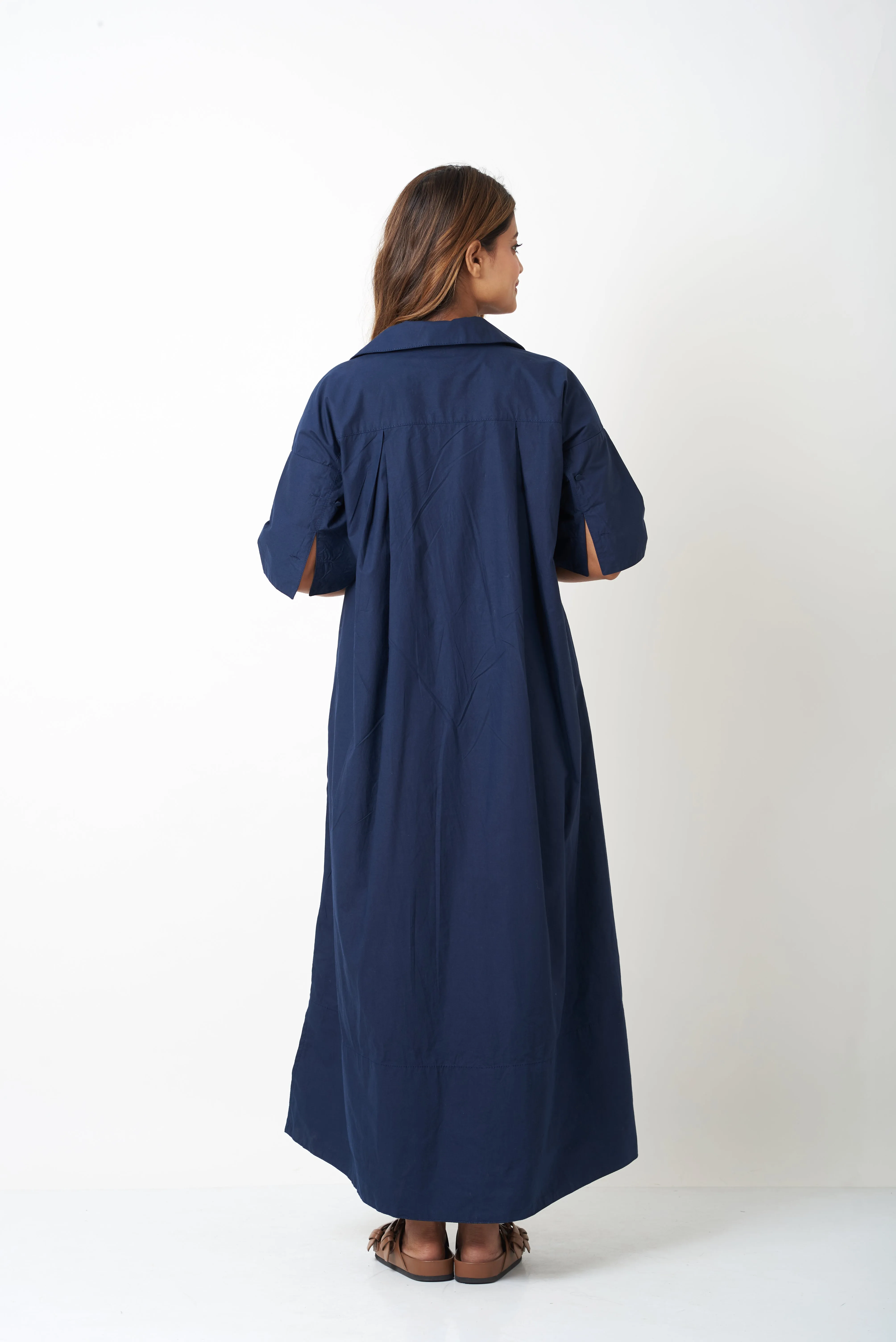 SHIRT DRESS - BLUE