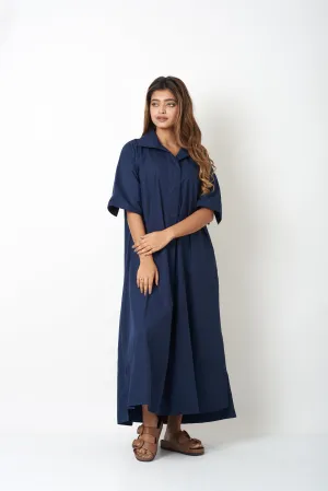 SHIRT DRESS - BLUE