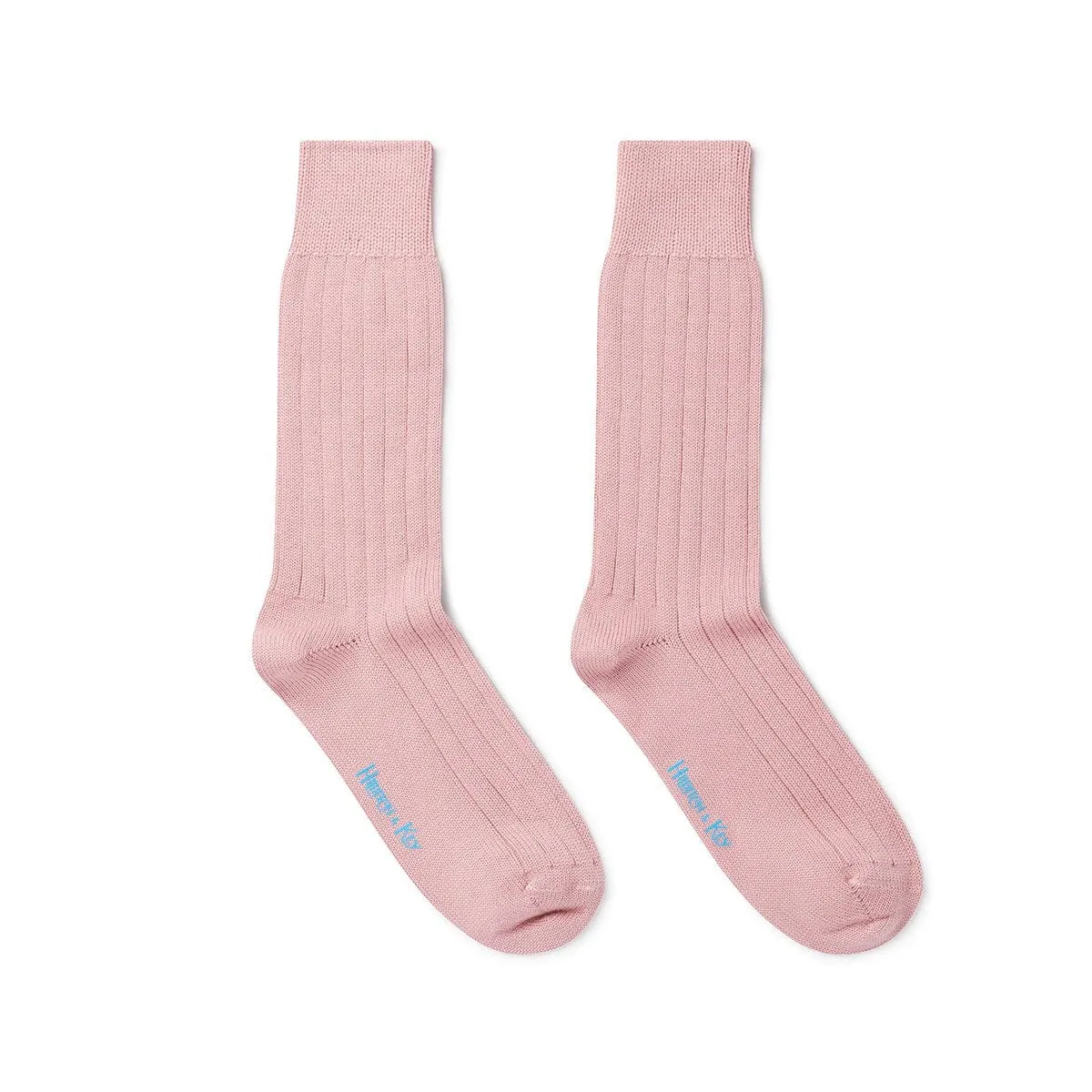 Short Pink Heavy Wool Sport Socks