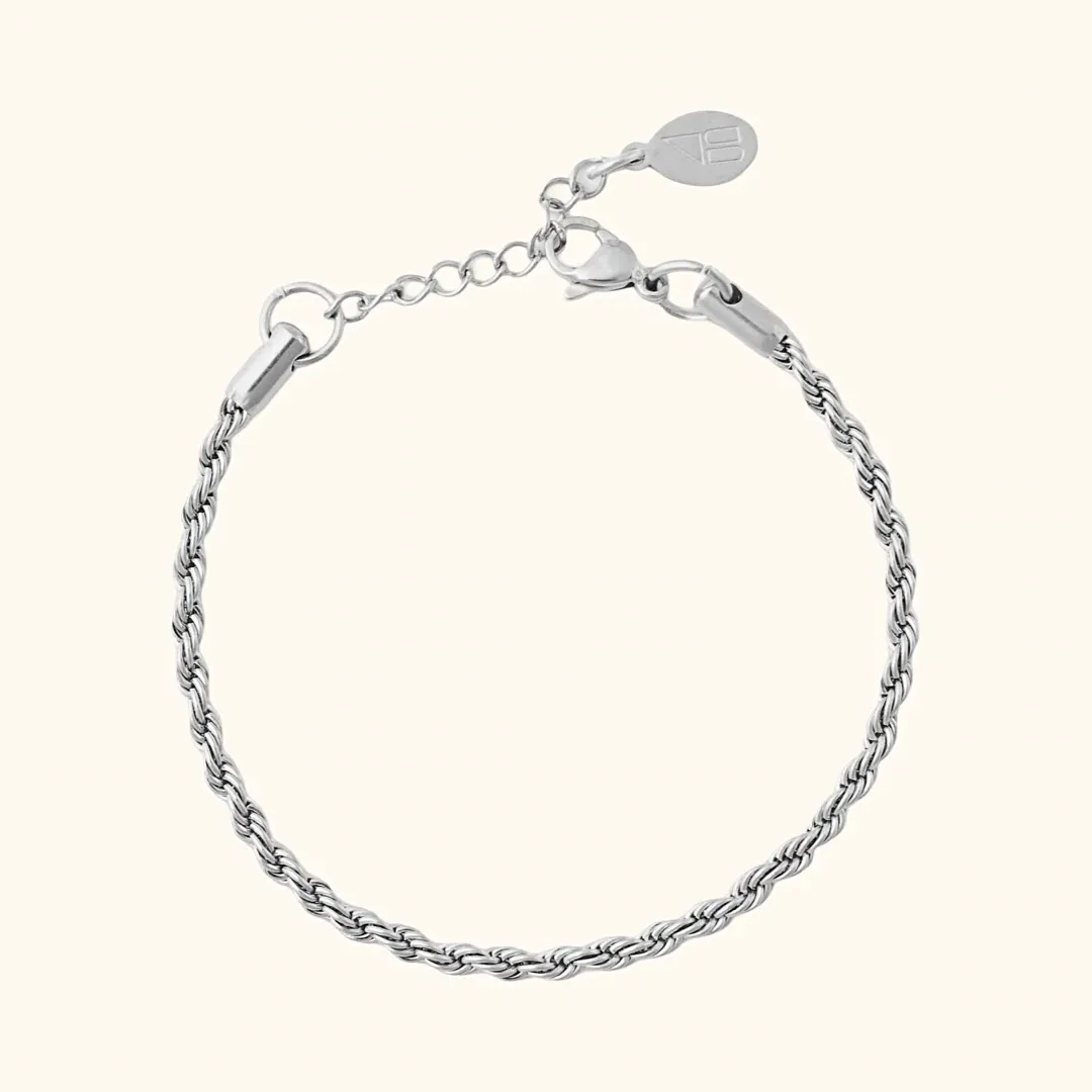 Silver Rop Bracelet