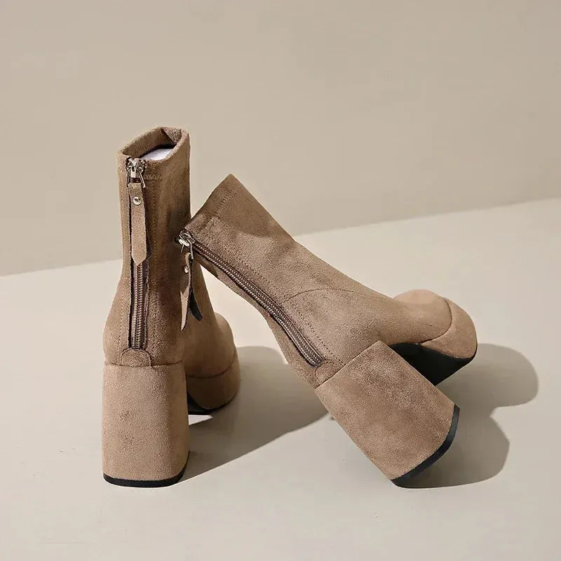 Sleek Suede Boots