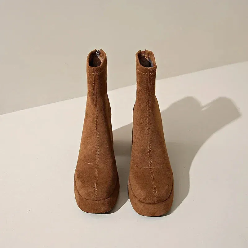 Sleek Suede Boots