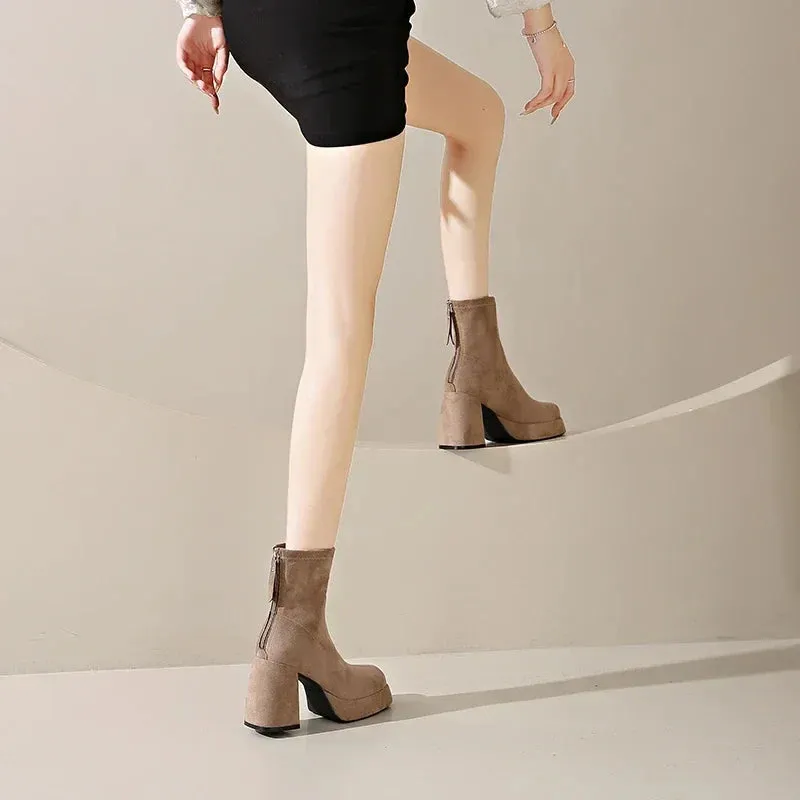 Sleek Suede Boots