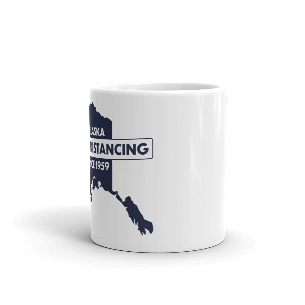 Social Distancing Alaska Mug