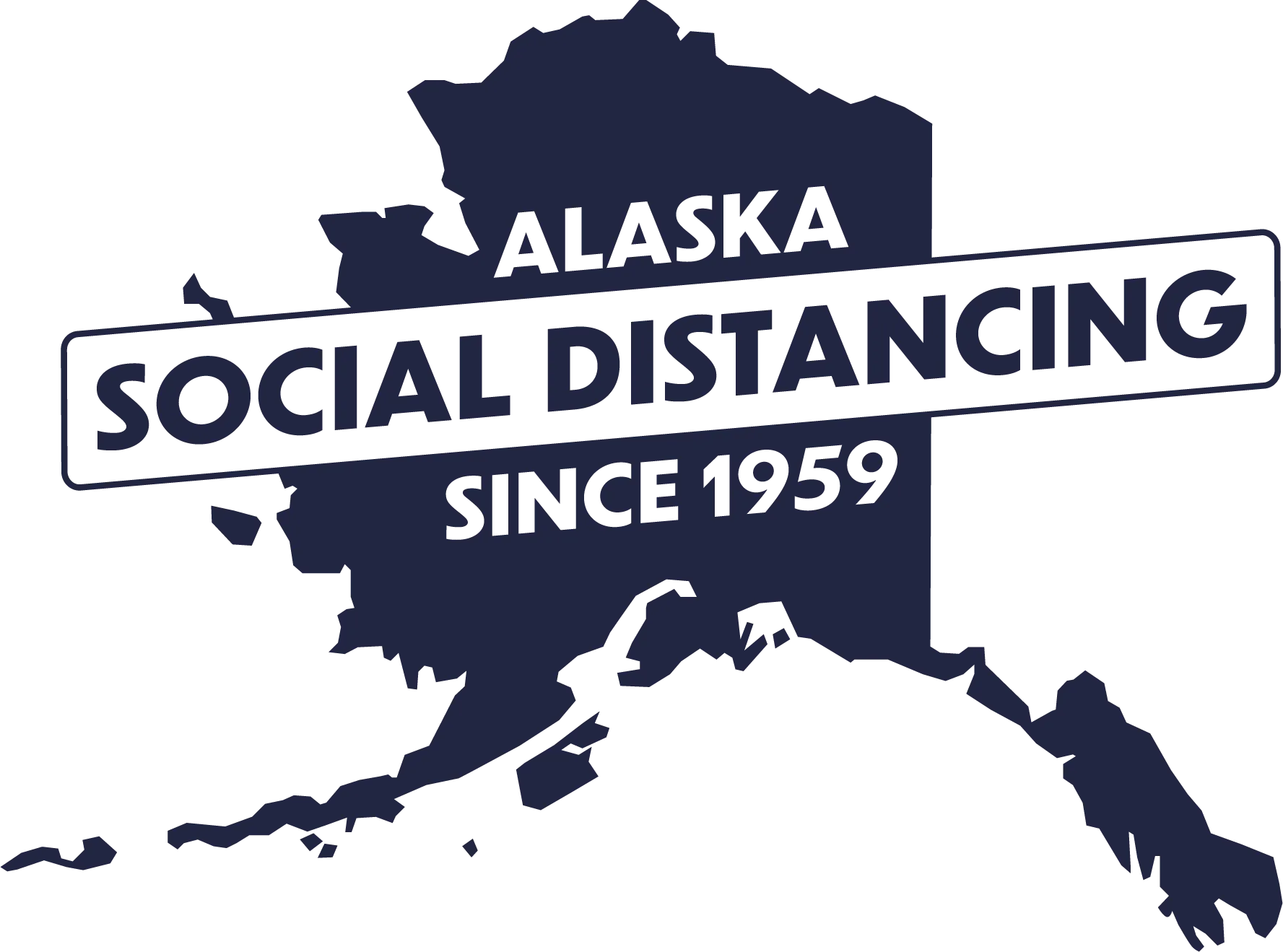 Social Distancing Alaska Mug