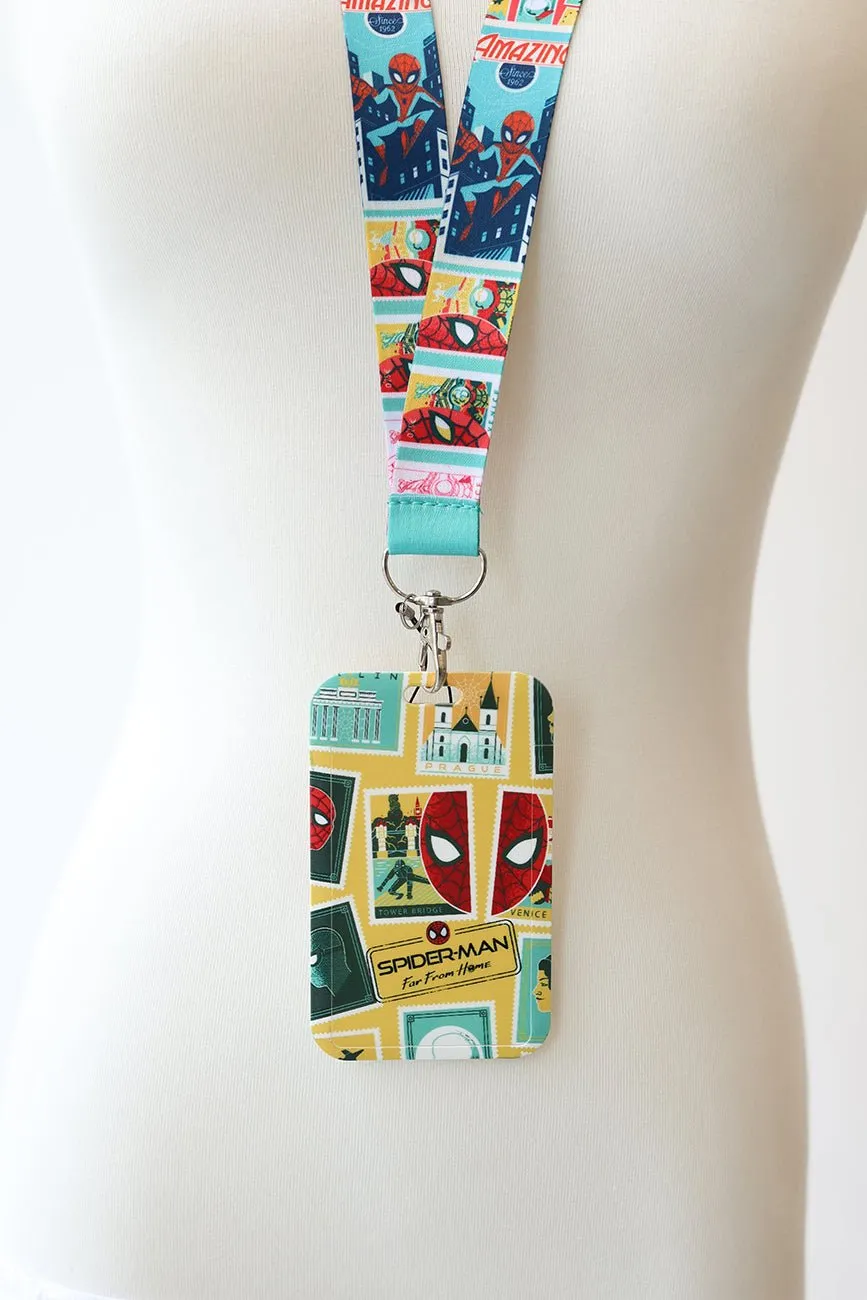 Spiderman Lanyard ID Badge Holder