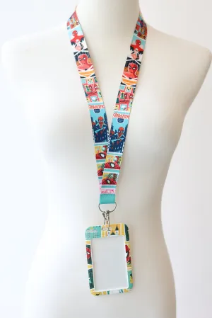 Spiderman Lanyard ID Badge Holder