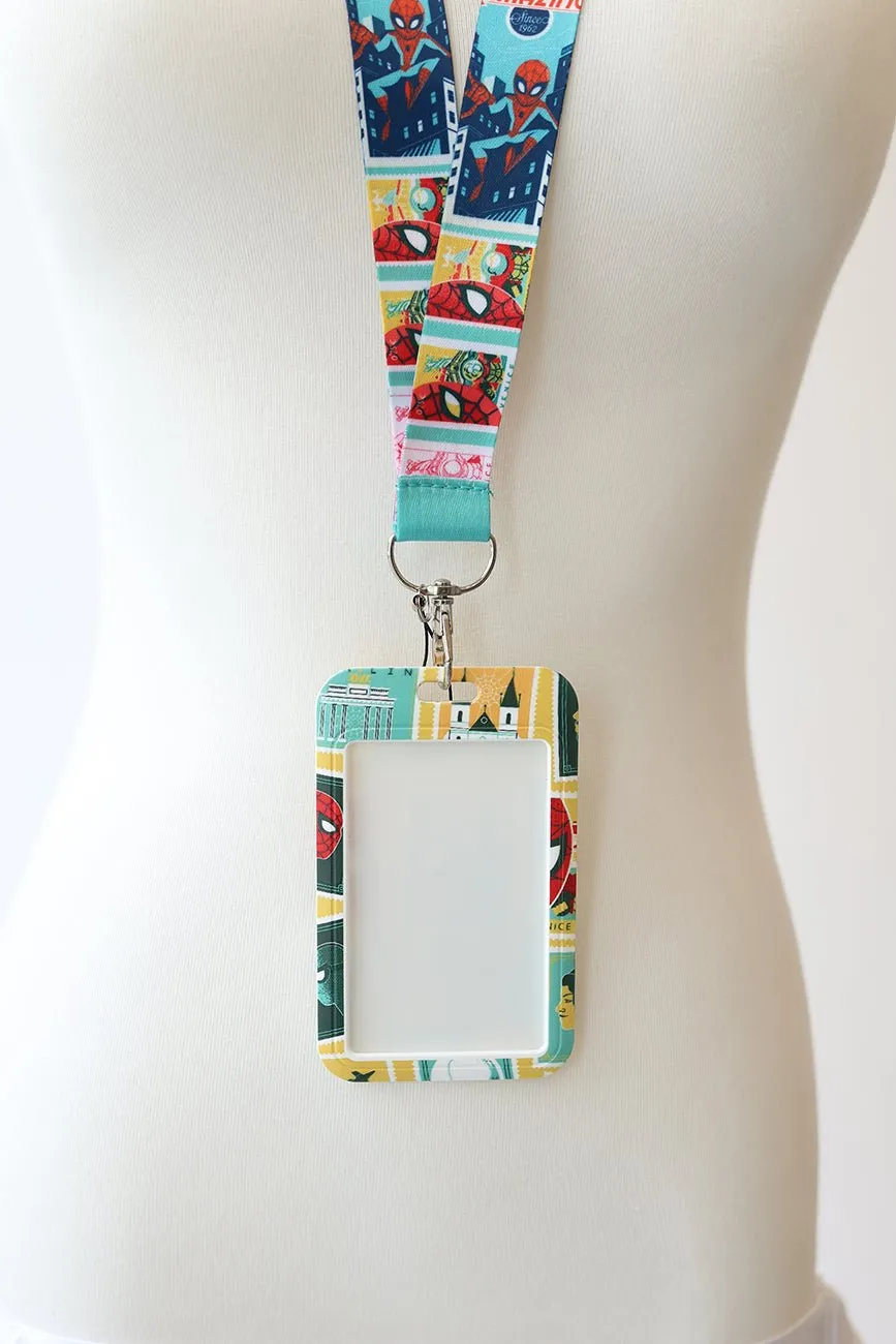 Spiderman Lanyard ID Badge Holder