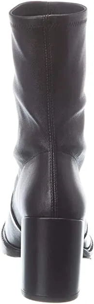 Stuart Weitzman Dalenna Leather Bootie, 6, Black