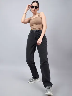 Style Quotient Women Relaxed Fit High Rise Cotton Jeans