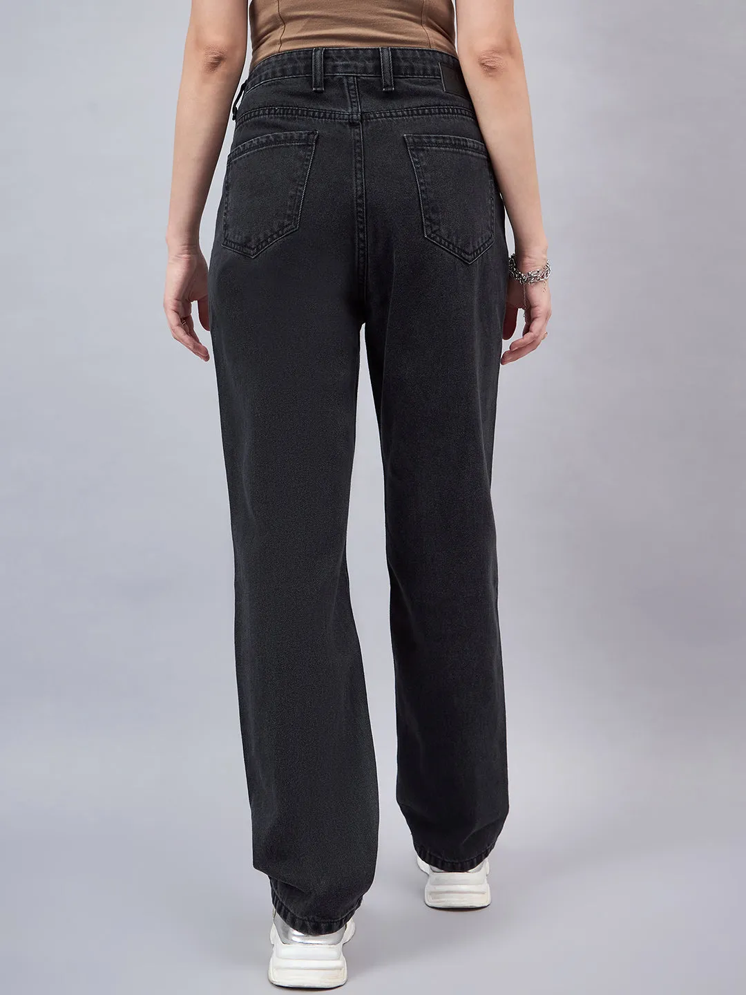 Style Quotient Women Relaxed Fit High Rise Cotton Jeans