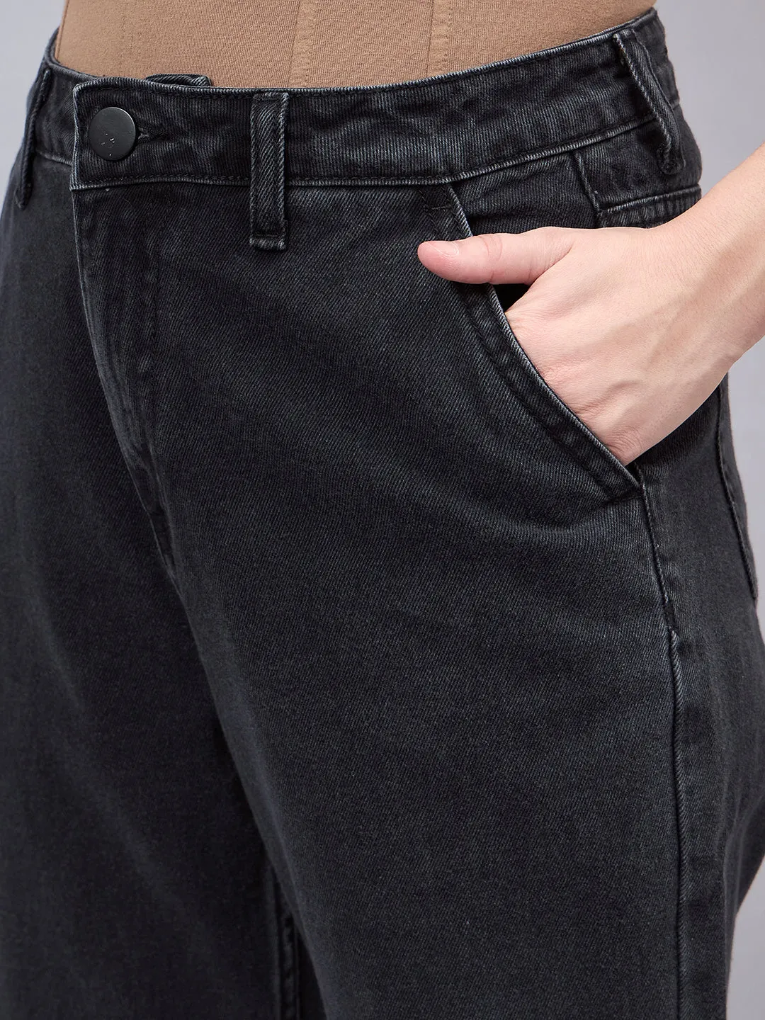Style Quotient Women Relaxed Fit High Rise Cotton Jeans