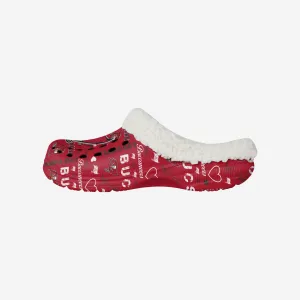 Tampa Bay Buccaneers Womens Sherpa Lined Logo Love Clog