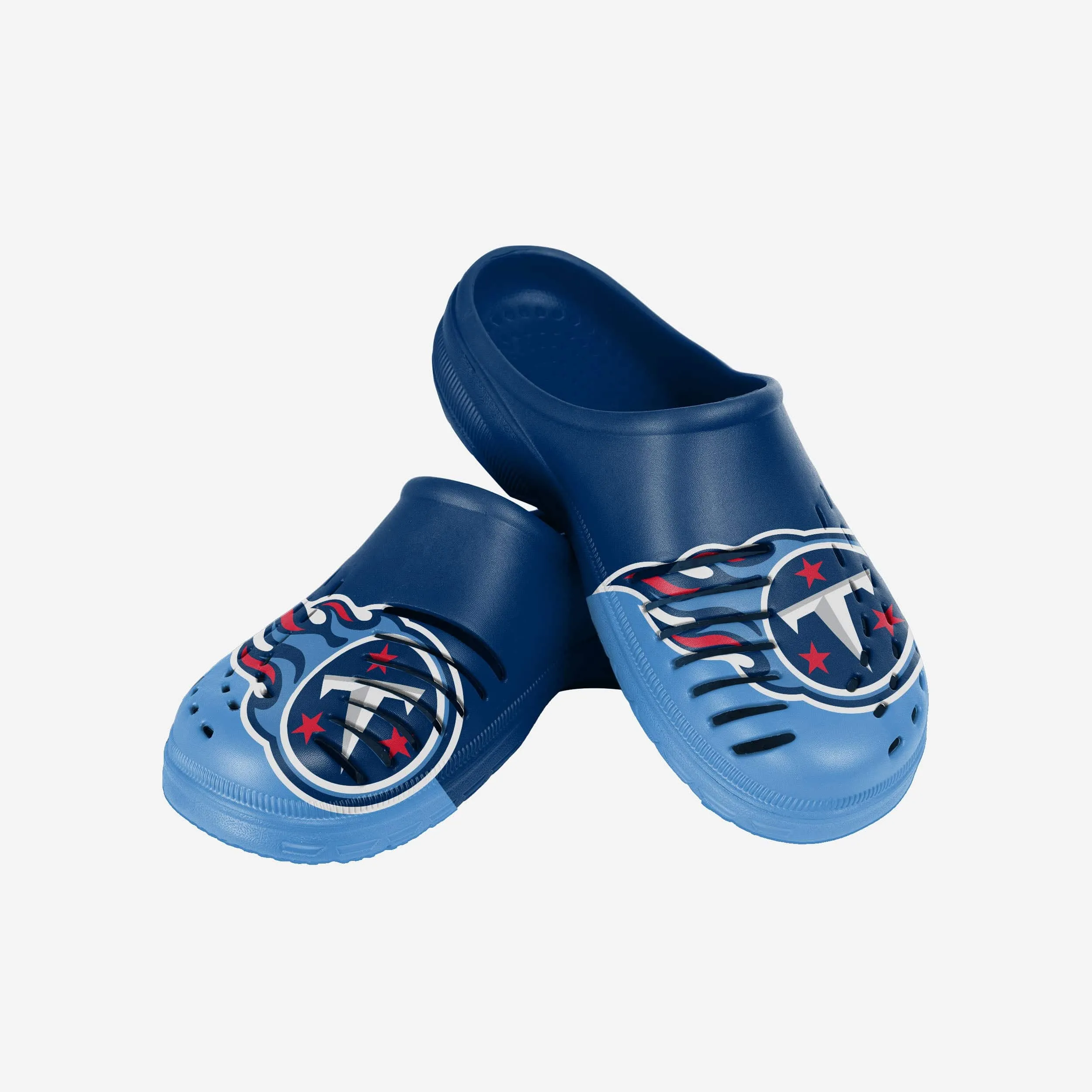 Tennessee Titans Colorblock Big Logo Clog