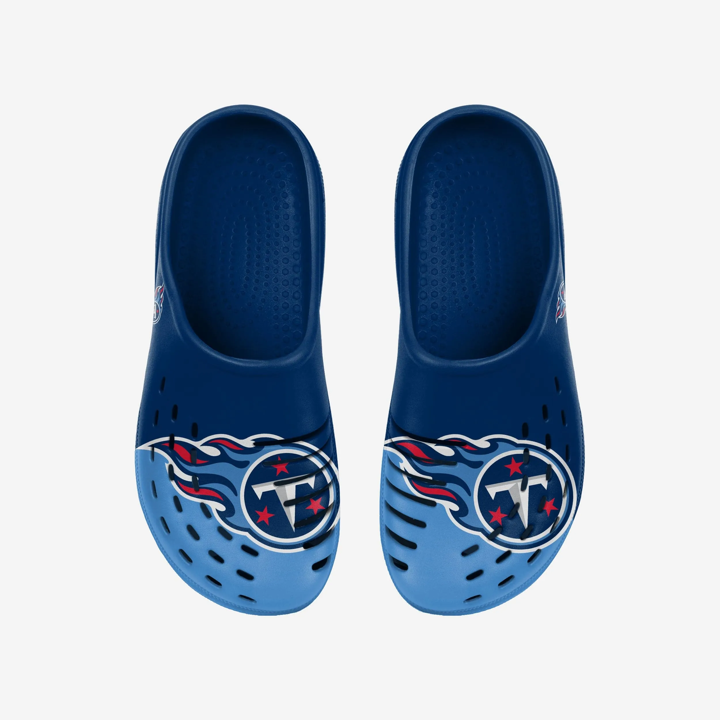 Tennessee Titans Colorblock Big Logo Clog