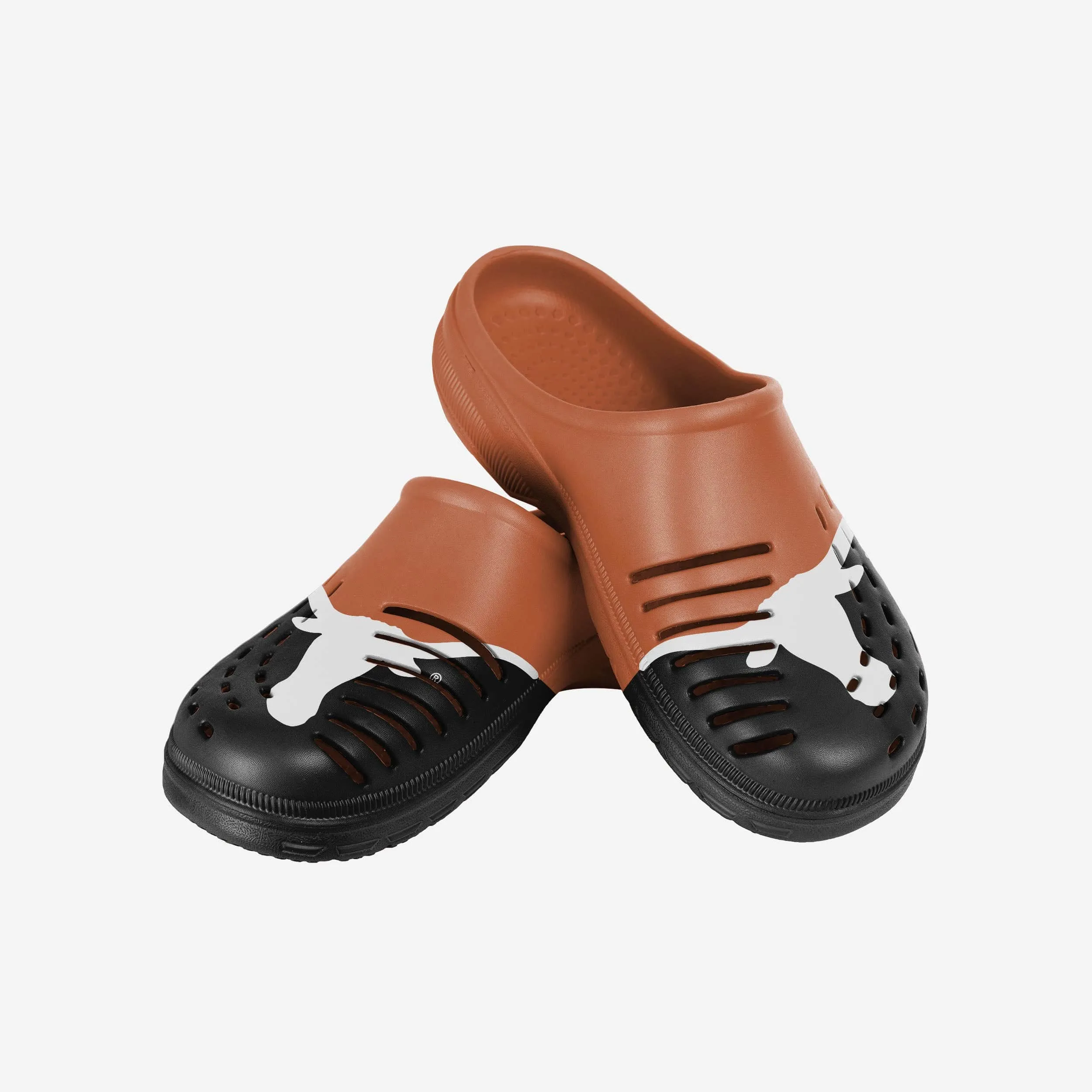 Texas Longhorns Colorblock Big Logo Clog