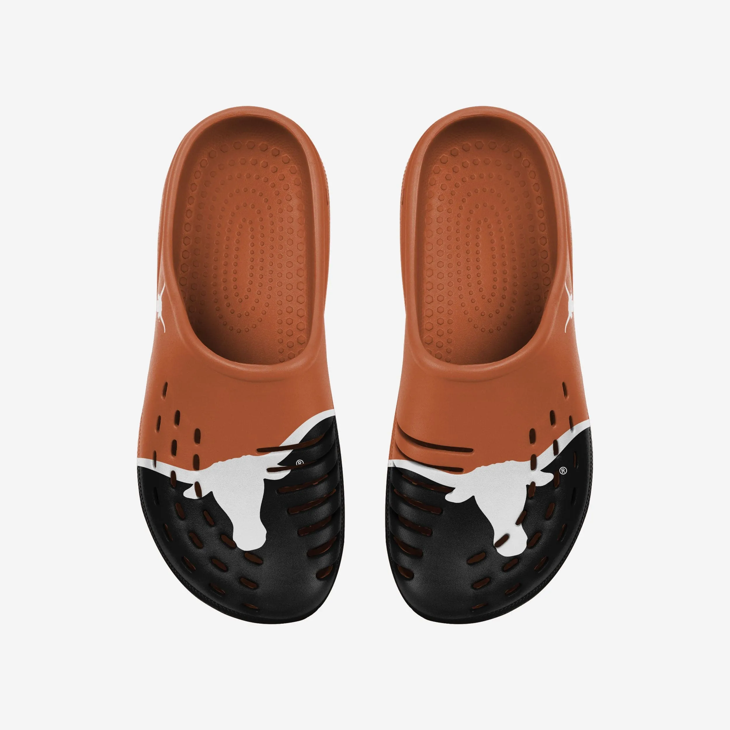 Texas Longhorns Colorblock Big Logo Clog