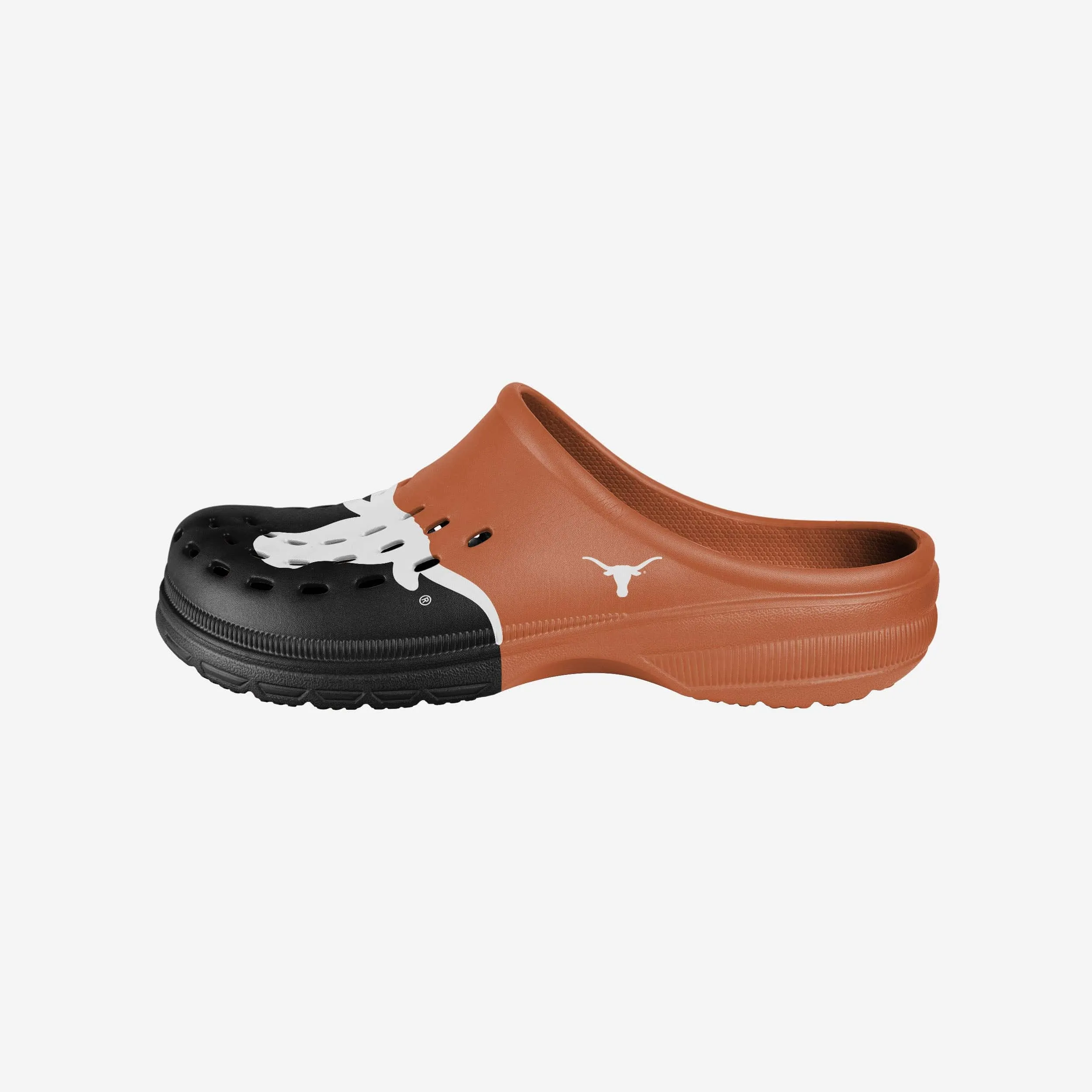 Texas Longhorns Colorblock Big Logo Clog