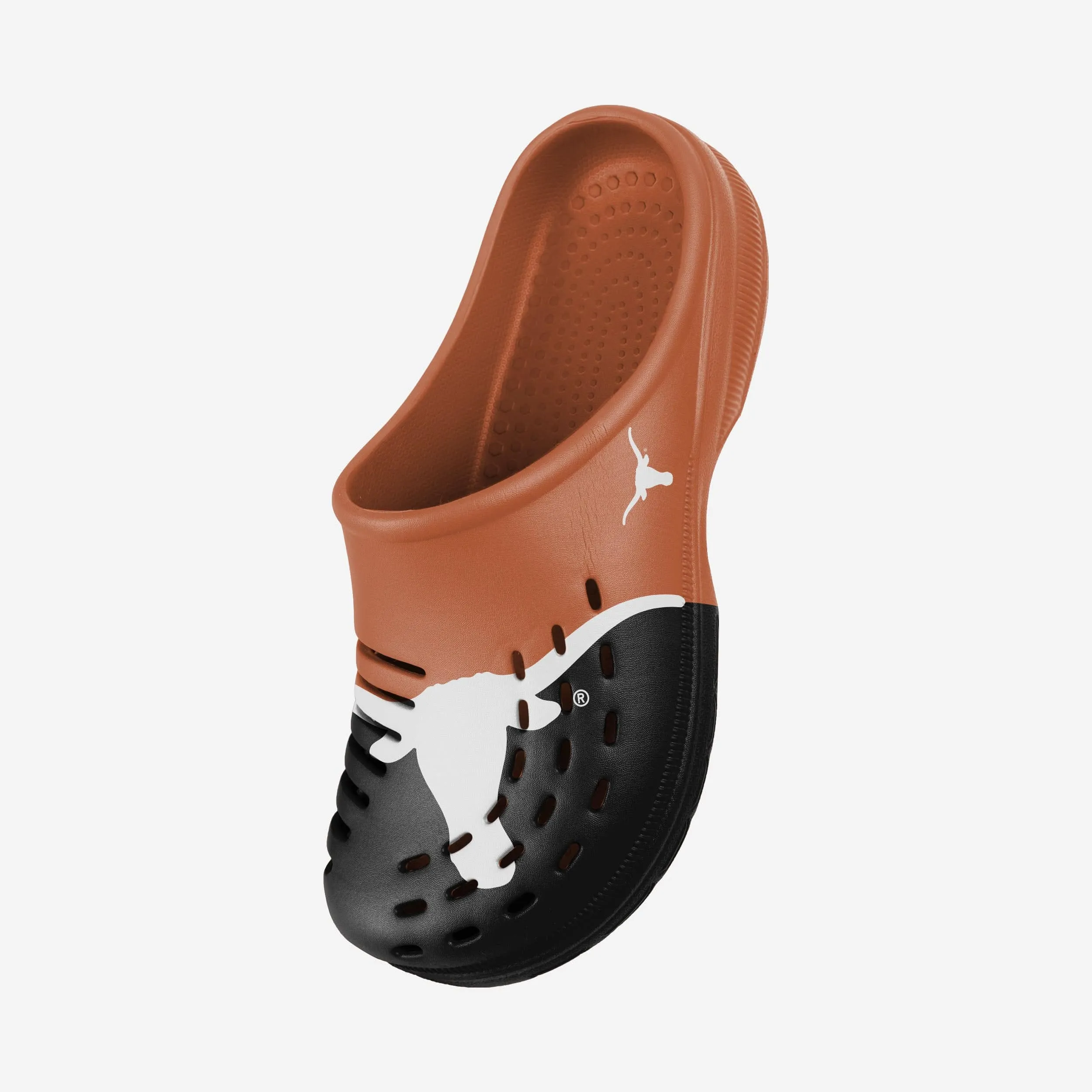 Texas Longhorns Colorblock Big Logo Clog