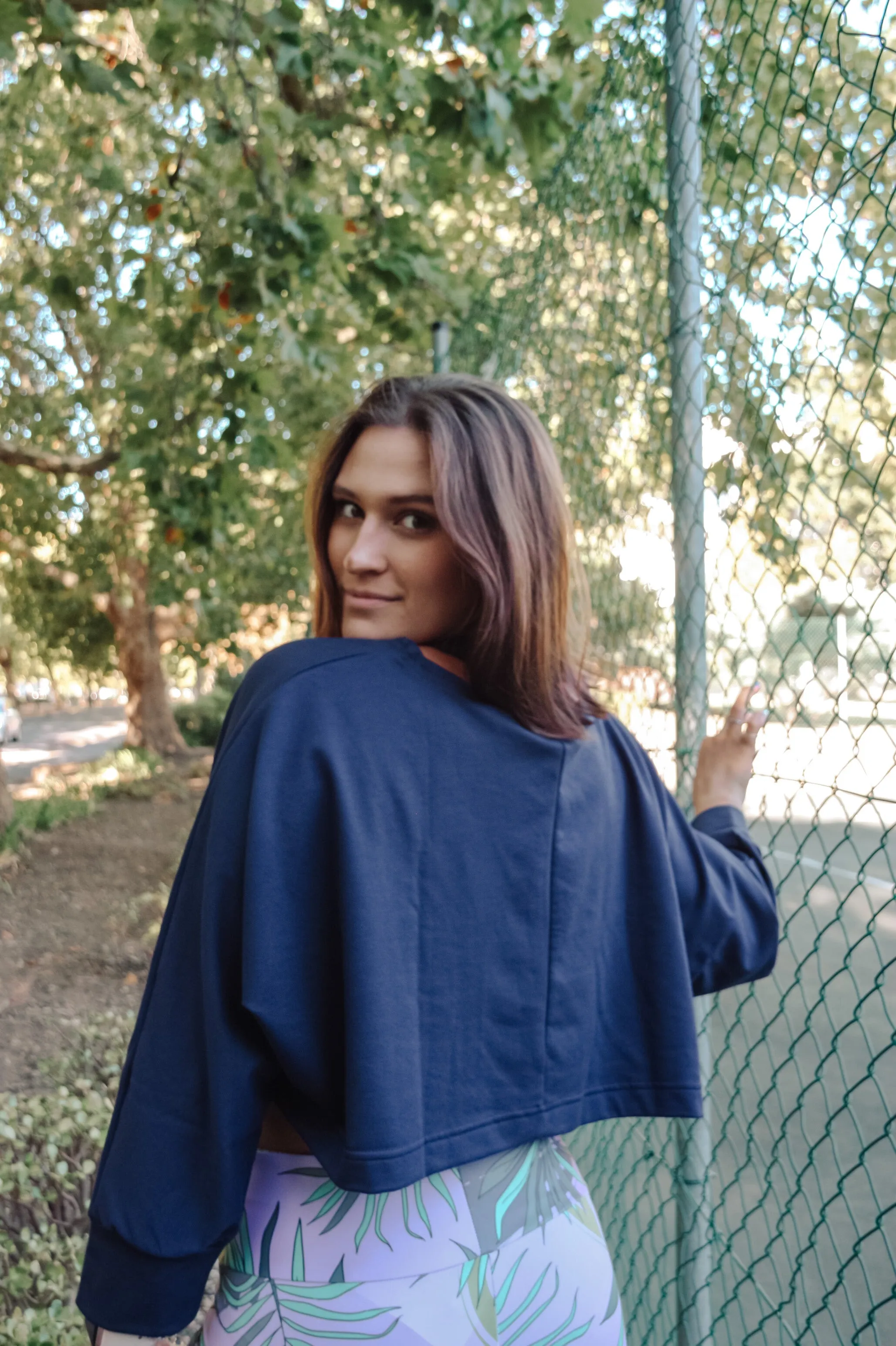 THE JESS LOUNGE TOP | NAVY