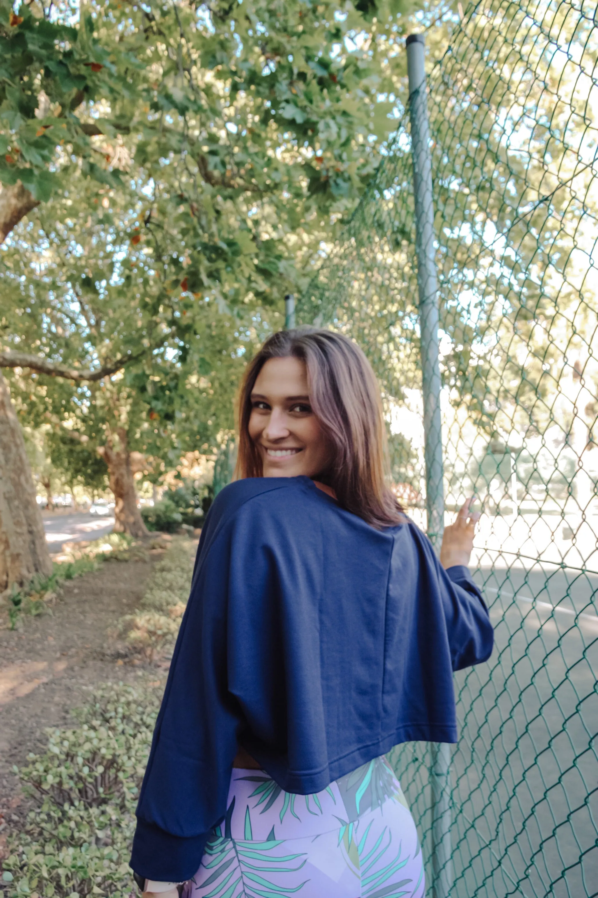 THE JESS LOUNGE TOP | NAVY