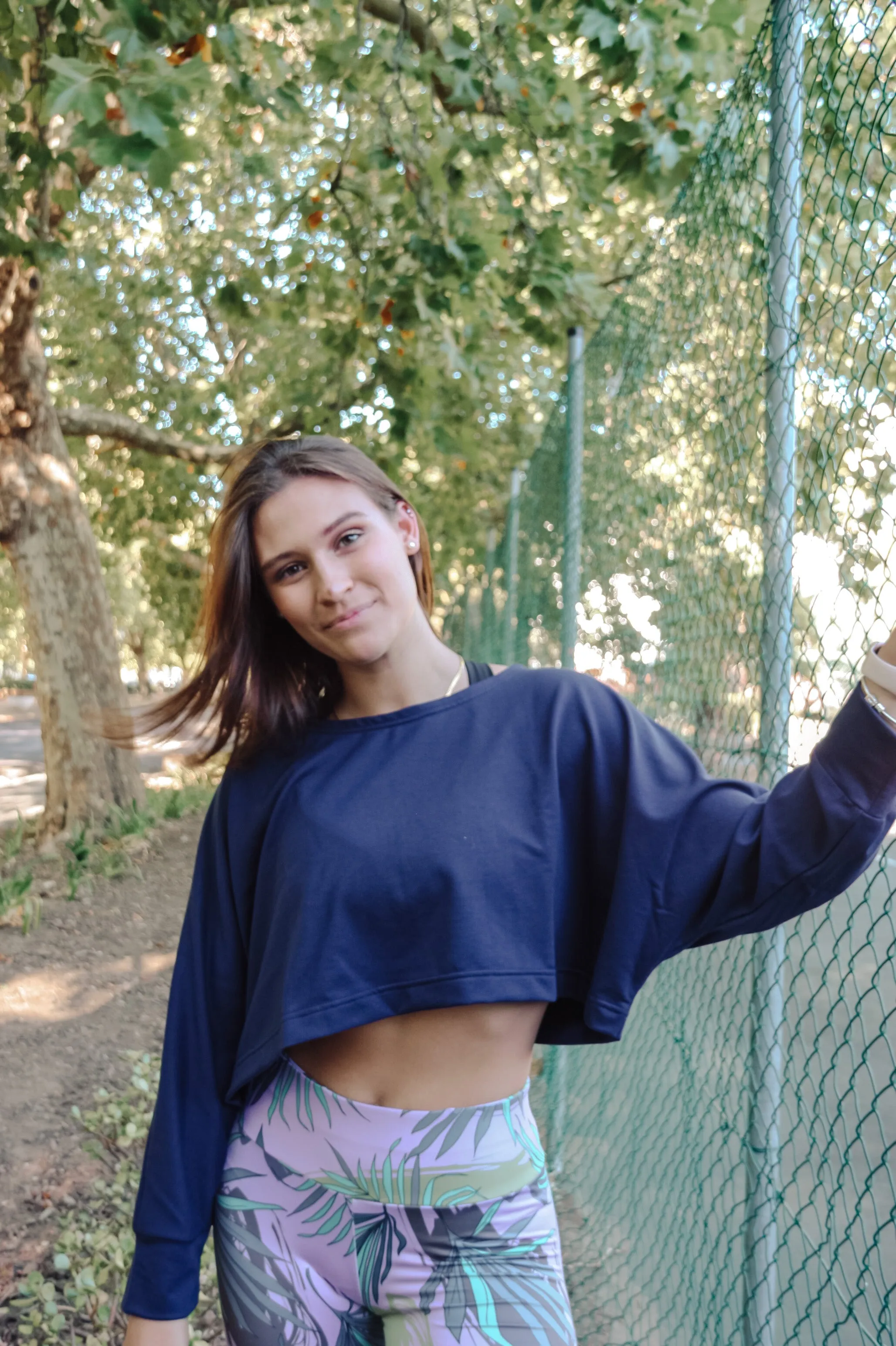 THE JESS LOUNGE TOP | NAVY