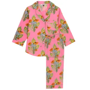 Their Nibs Cotton Capri Pyjamas - Mardi Gras